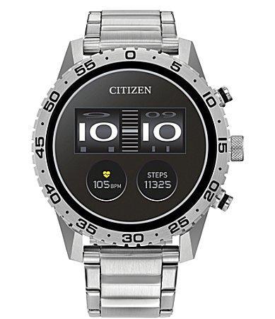 Citizen Unisex G2 Sport Smart Black Stainless Steel Bracelet Watch Product Image