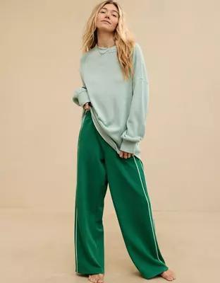 Aerie Getaway Waffle Sweatshirt Product Image
