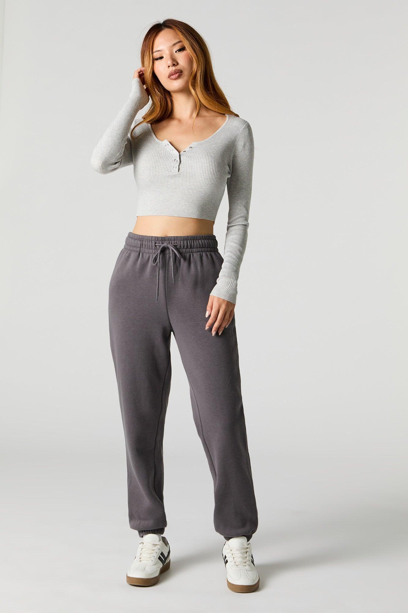 High Rise Fleece Jogger Female Product Image