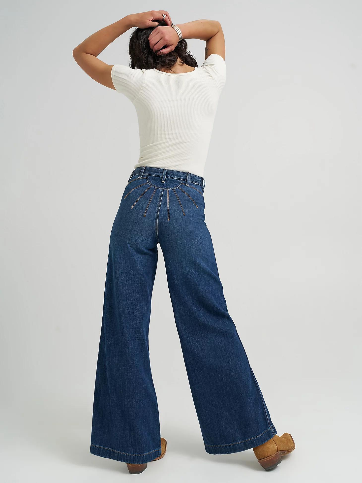 Women's Patch Pocket Trouser Jean | Women's JEANS | Wrangler® Product Image