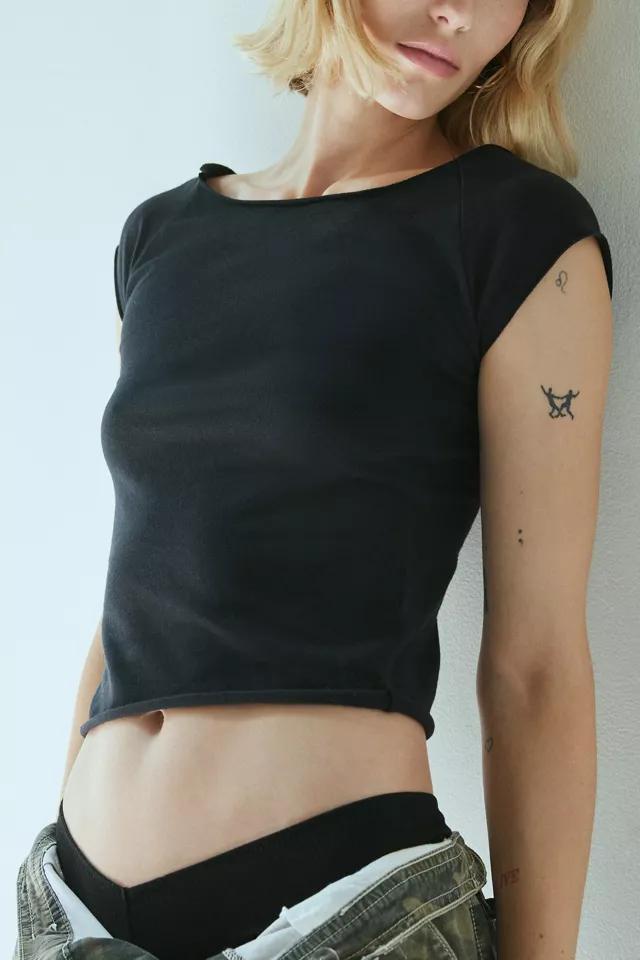 Out From Under Cotton Compression Boatneck Tee Product Image