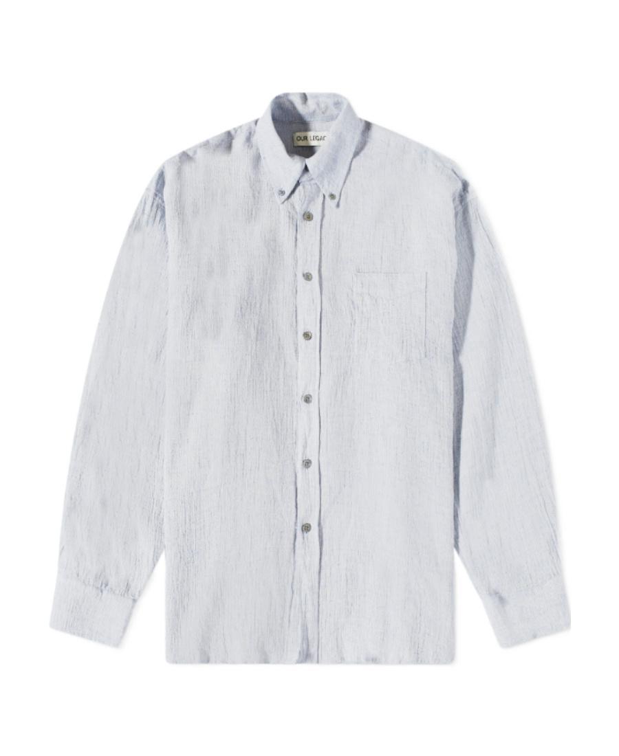 OUR LEGACY Long-sleeve Buttoned Shirt In White Product Image