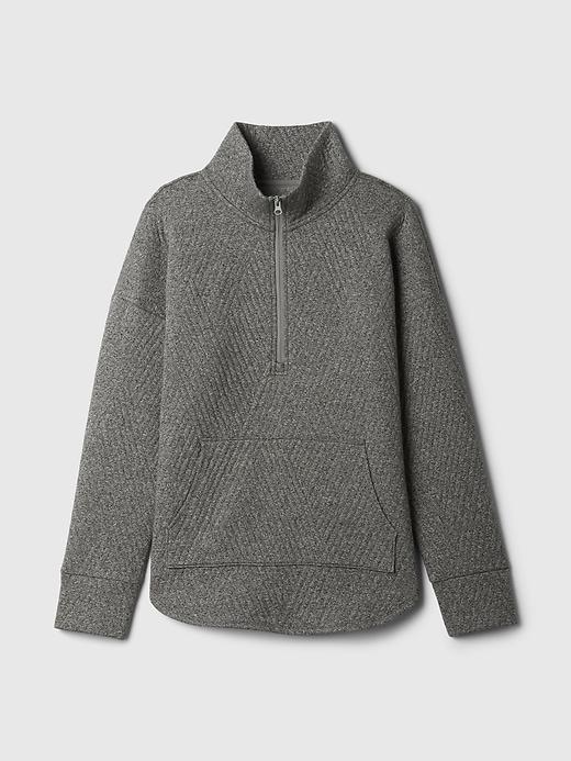 GapFit Quilted Jacquard Half-Zip Pullover Product Image