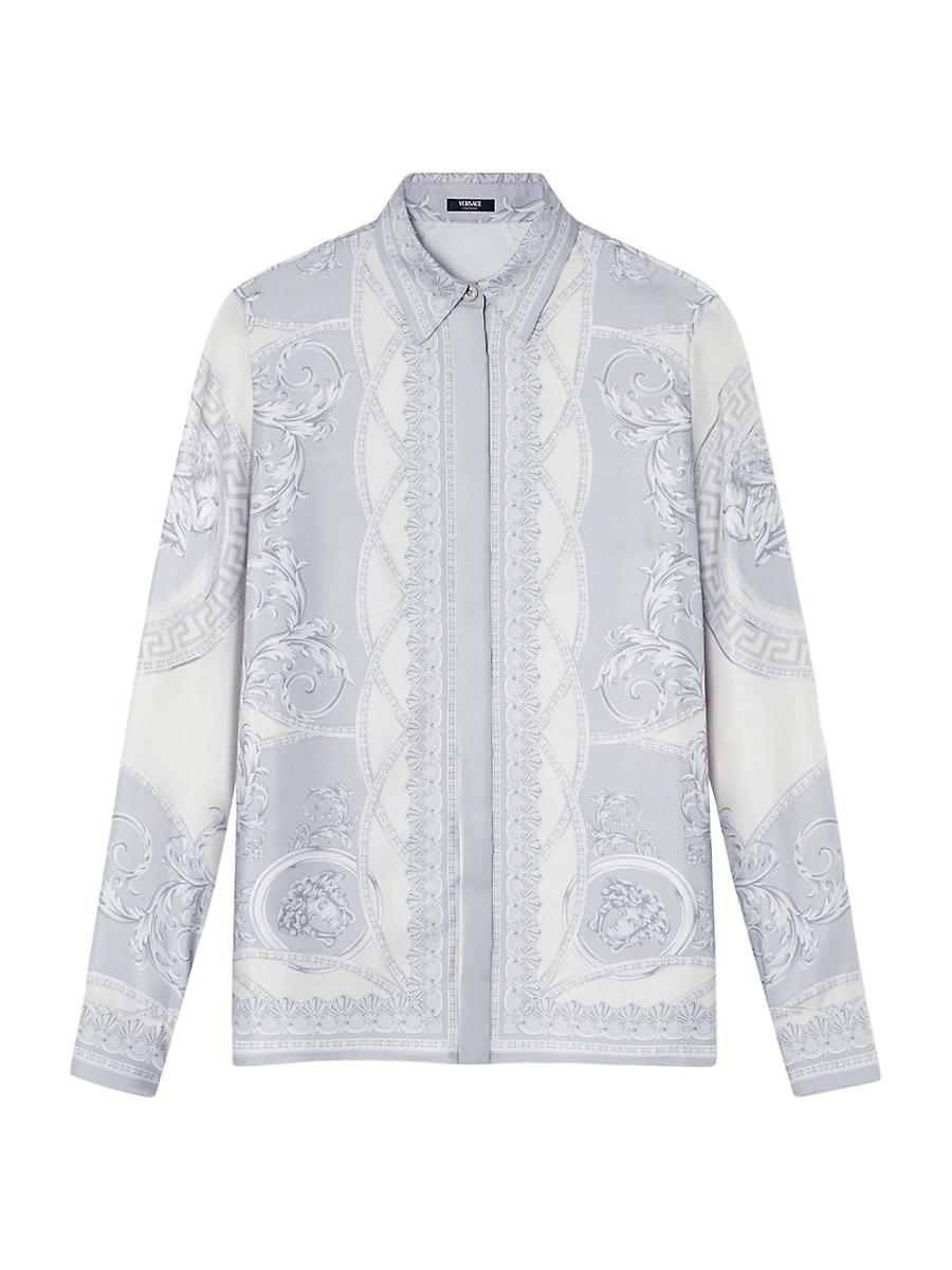 Womens Coupe Des Dieux Barocco Foulard Silk Twill Shirt Product Image
