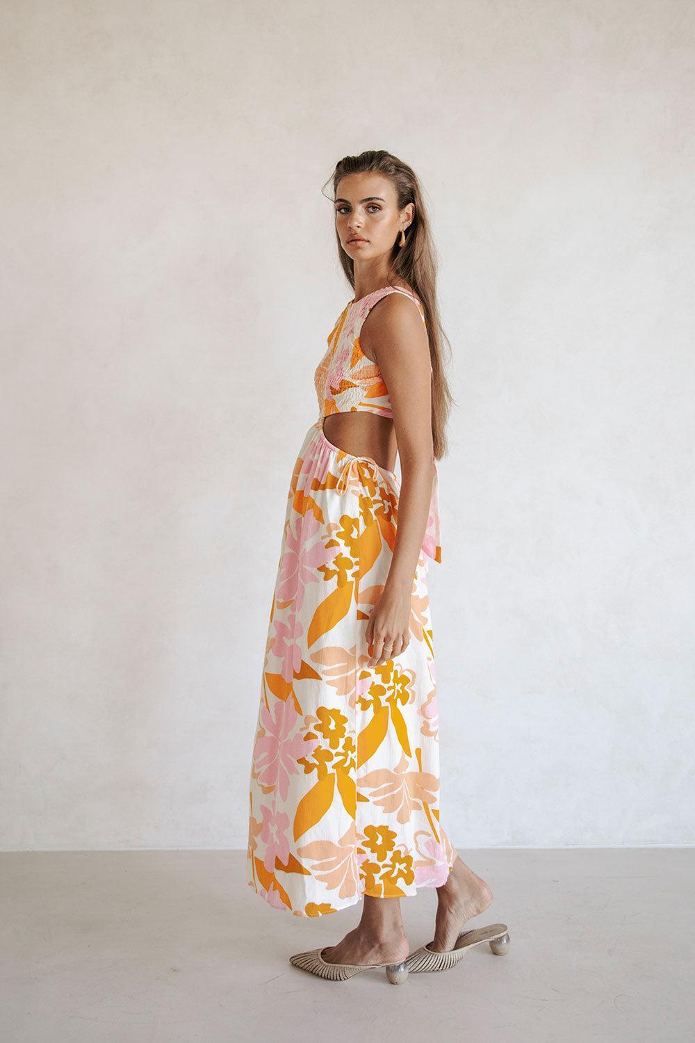 Astley Dress - Hibiscus Product Image