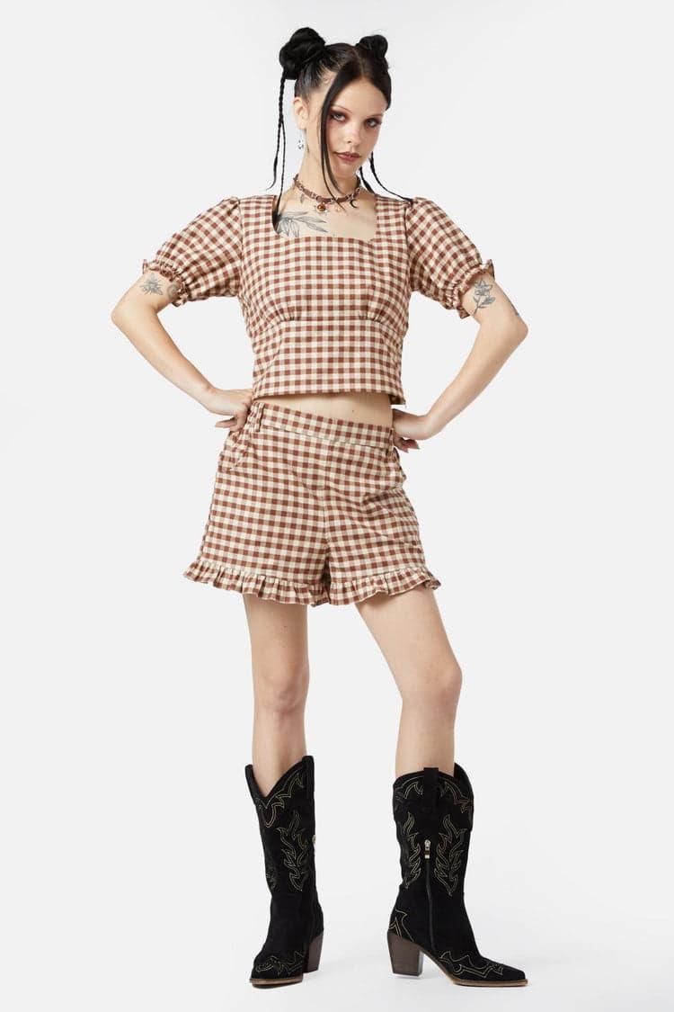 Saloon Gingham Shorts Product Image