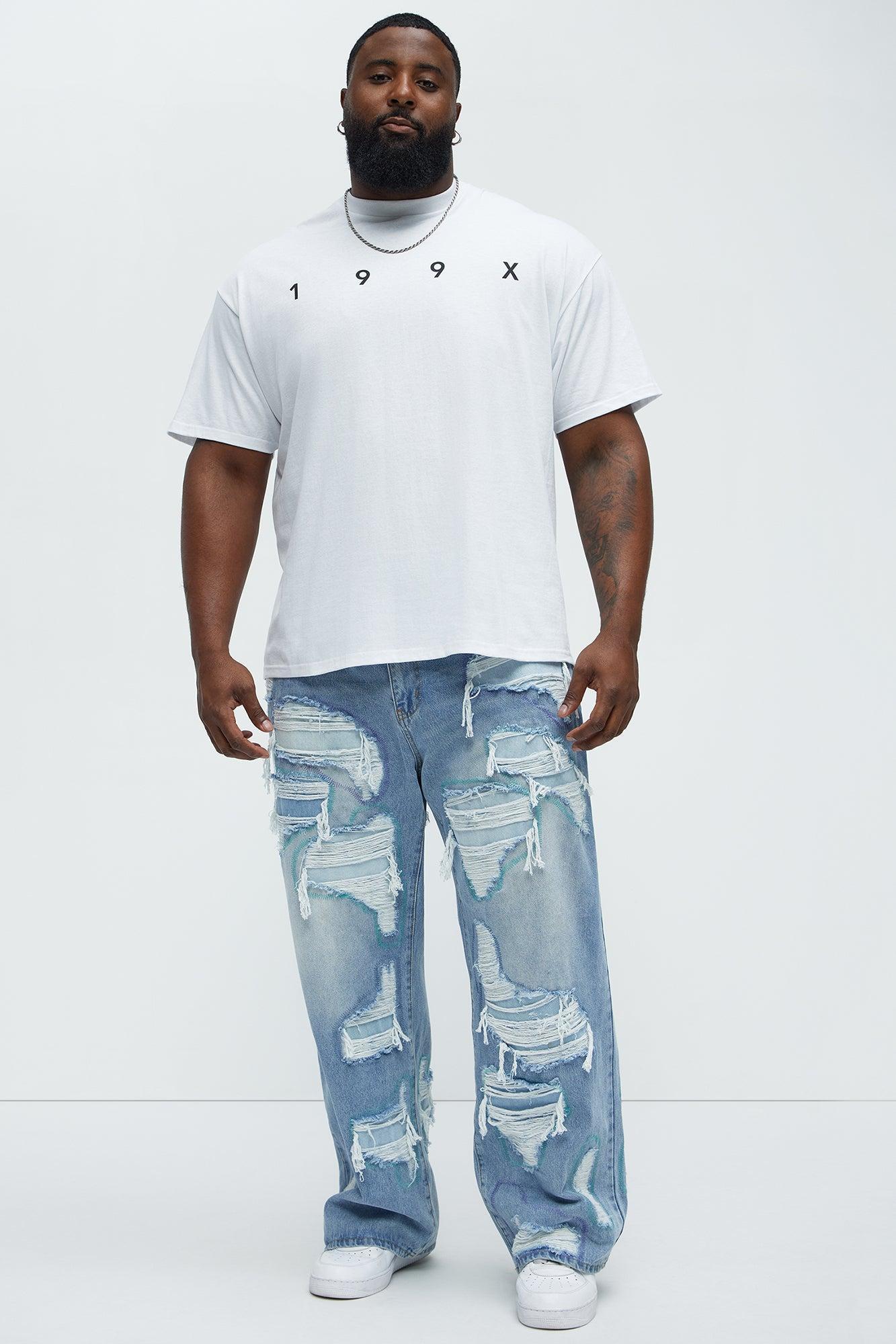 Finesse Grand Prix Short Sleeve Crew Neck T shirt - White Product Image