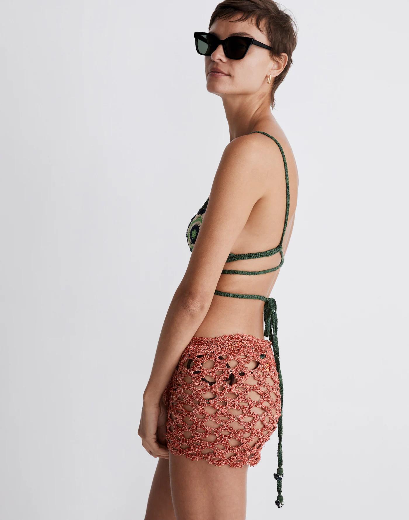 Agua Bendita Anay Cover-Up Mini Skirt Product Image