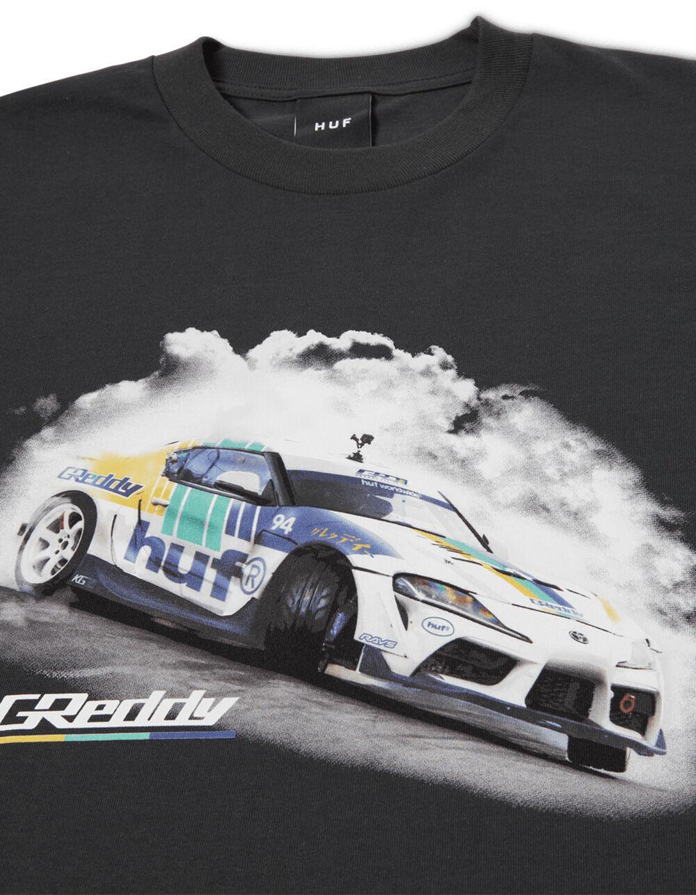 HUF x GReddy Racing Mens Tee - BLACK Product Image