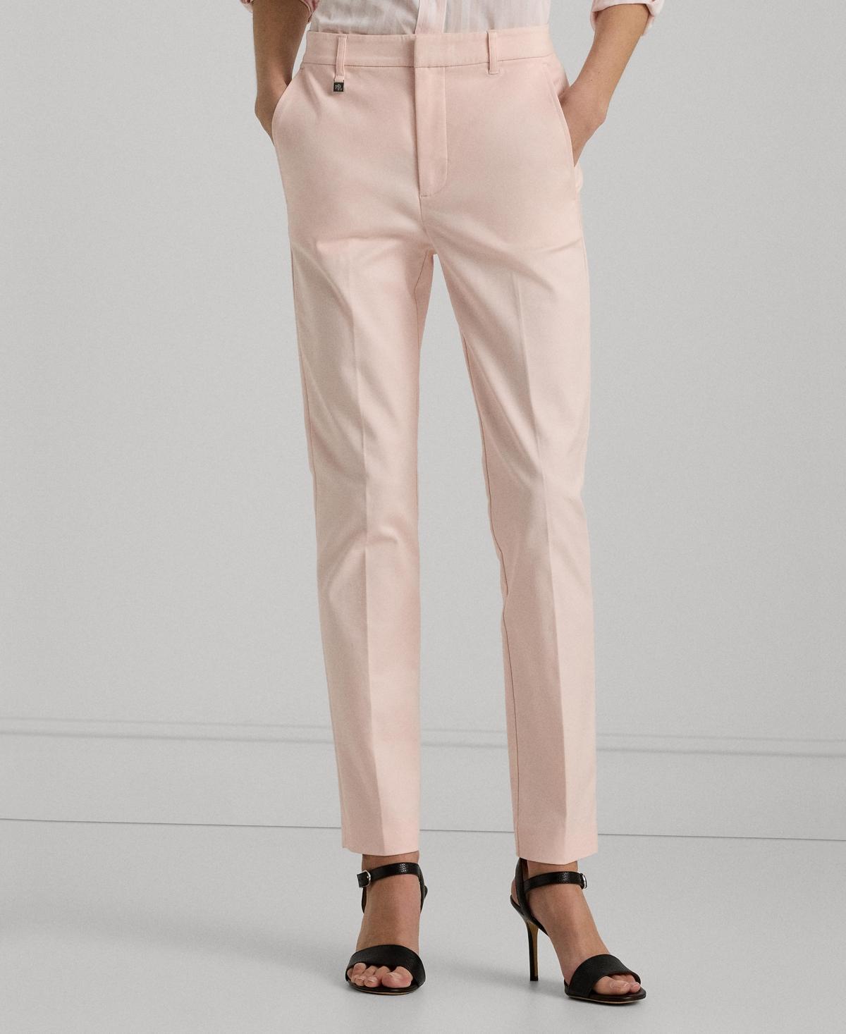 Lauren Ralph Lauren Double-Faced Stretch Cotton Pant, Regular & Petites Product Image