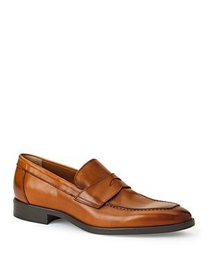 Bruno Magli Mens Durante Premium Leather Penny Loafers Product Image