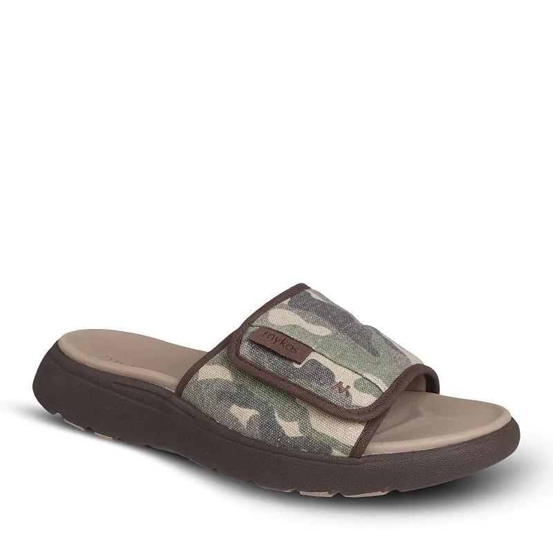 Mykos Gill Men's Slide Sandals, Size: 9, Green Product Image