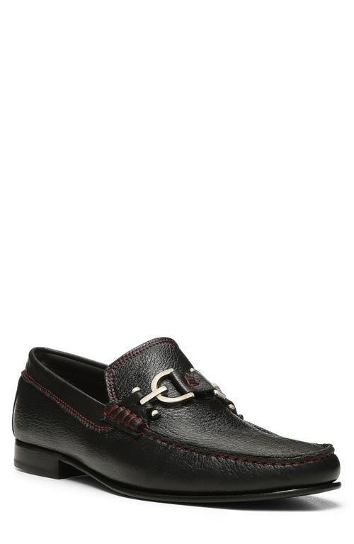 Donald Pliner Mens Dacio 2 Metal Bit Buckle Leather Loafers Product Image