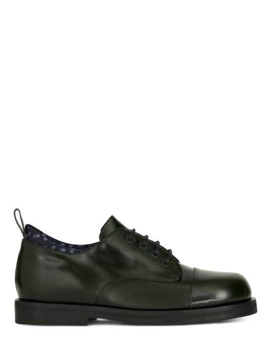 ETRO Lace-up Shoes With Paisley Pattern In Green Product Image