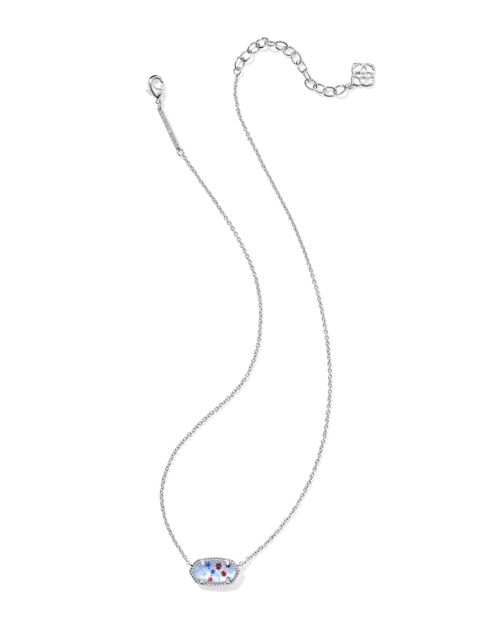 Elisa Silver Short Pendant Necklace Product Image