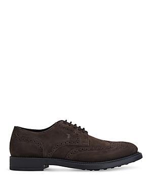 Mens Perforated Suede Derbys Product Image
