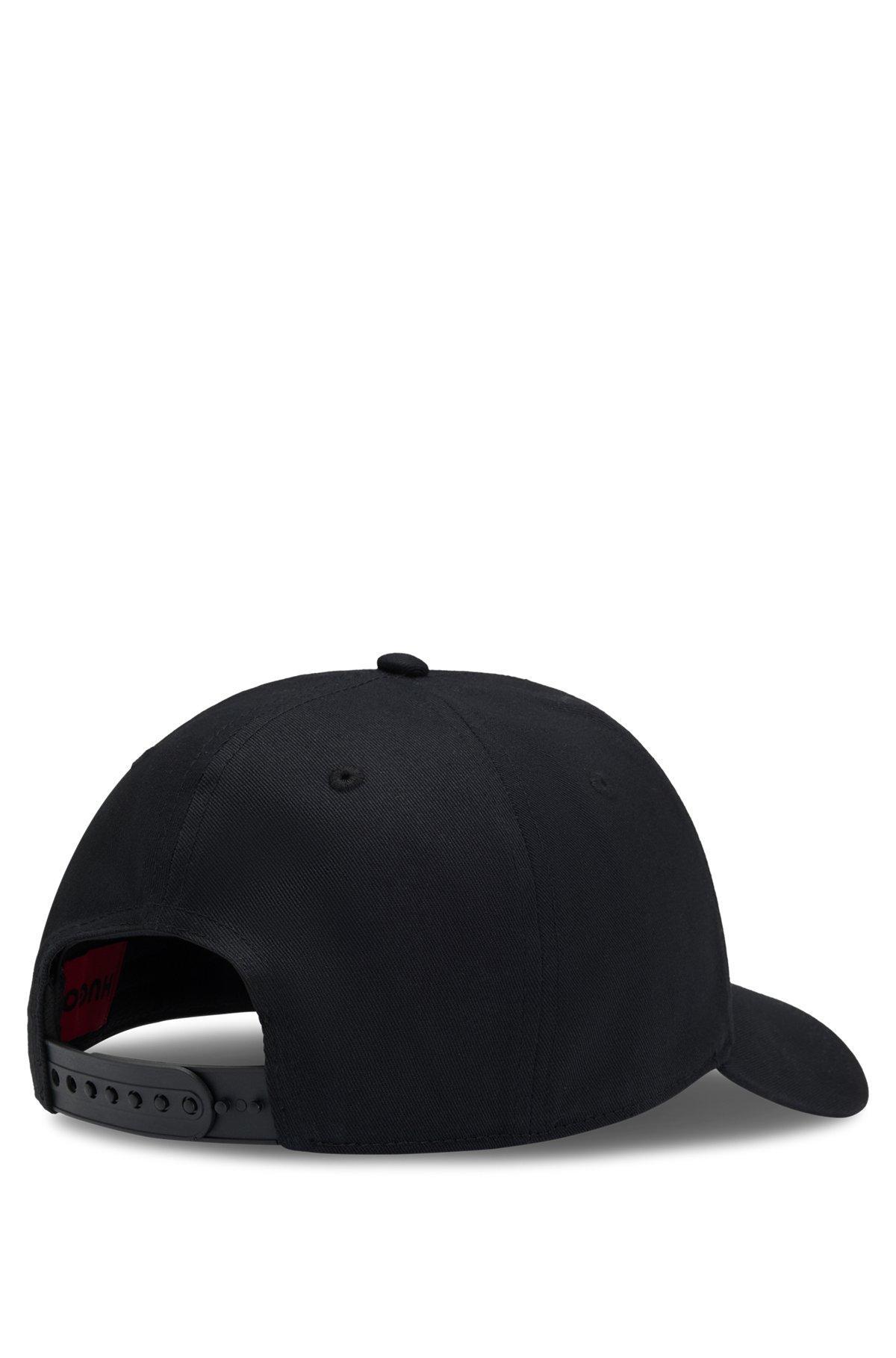 Cotton-twill cap with logo on front and visor Product Image