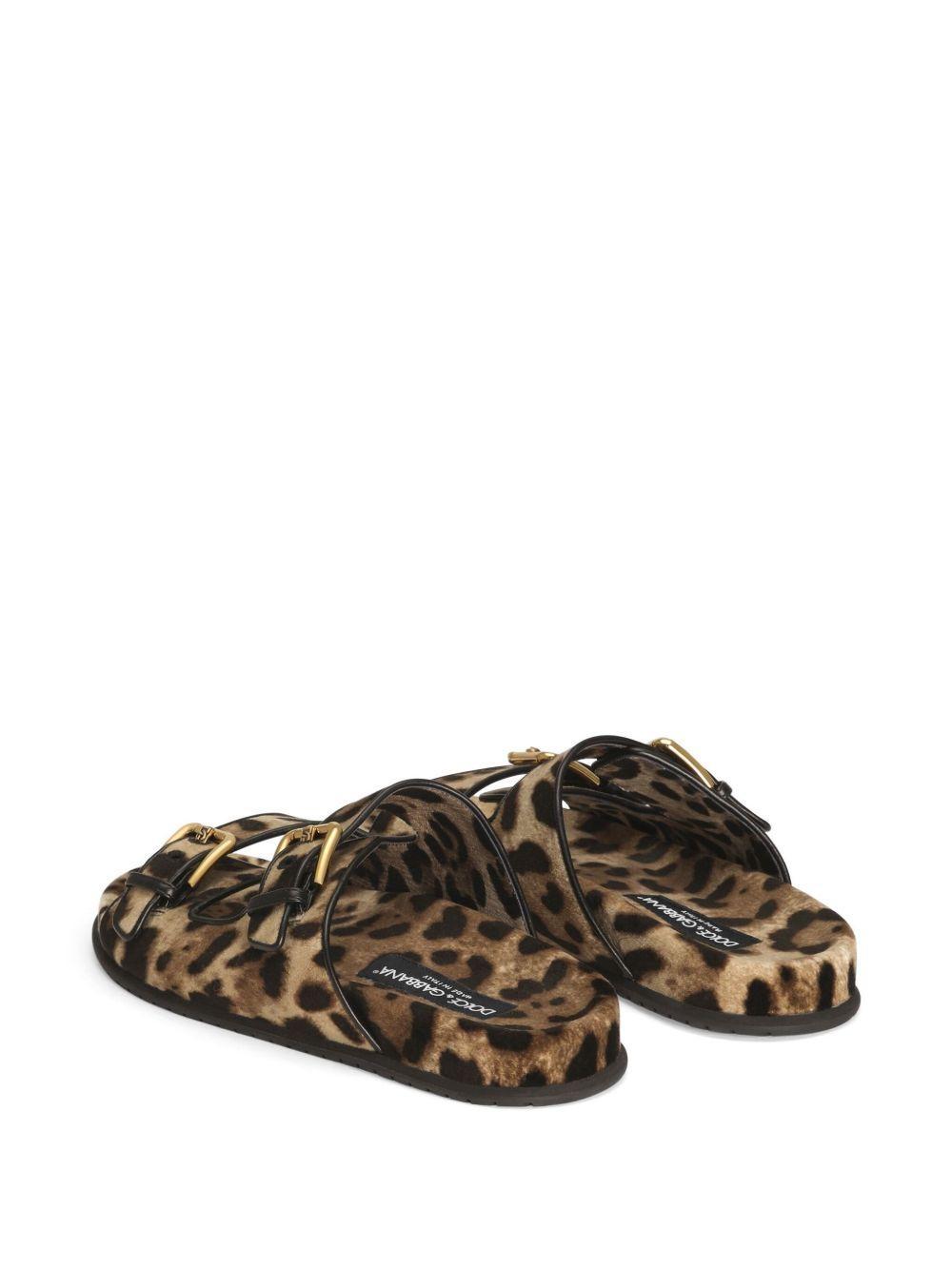 leopard-print sandals Product Image
