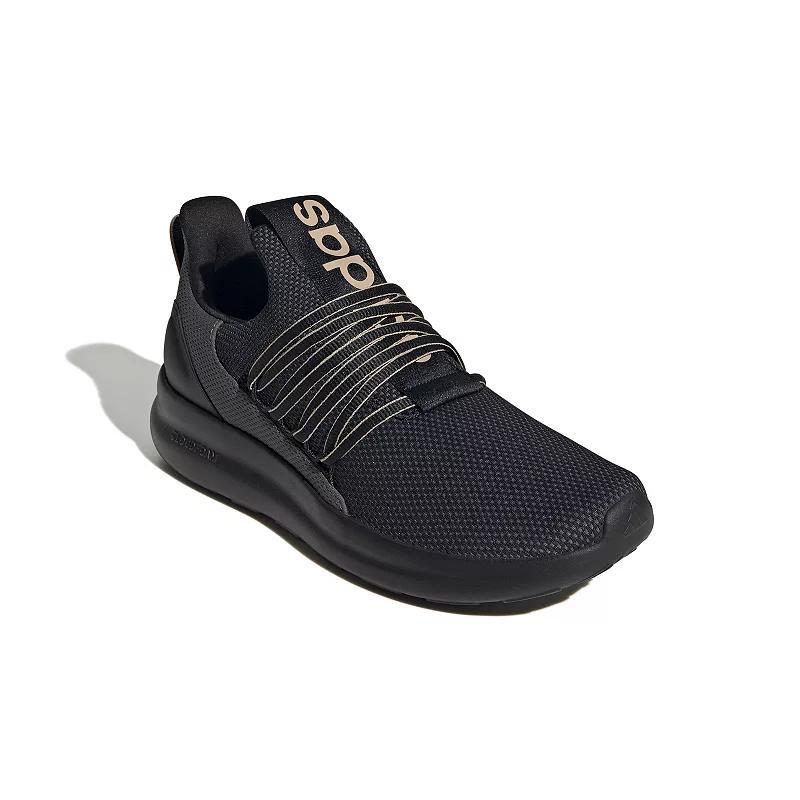 adidas Lite Racer Adapt 7.0 Men's Running Shoes, White Black Product Image