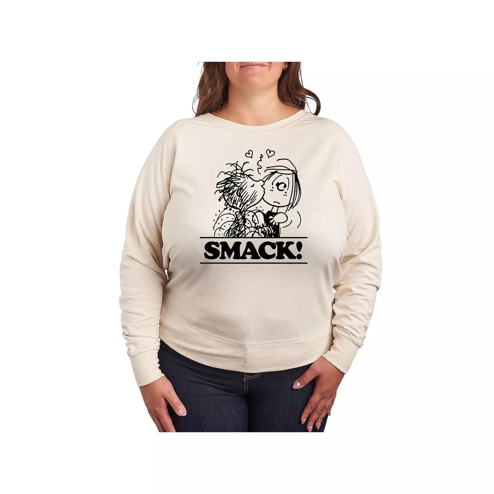 Plus Size Peanuts Pigpen Love Is Messy Graphic Tee, Womens Product Image