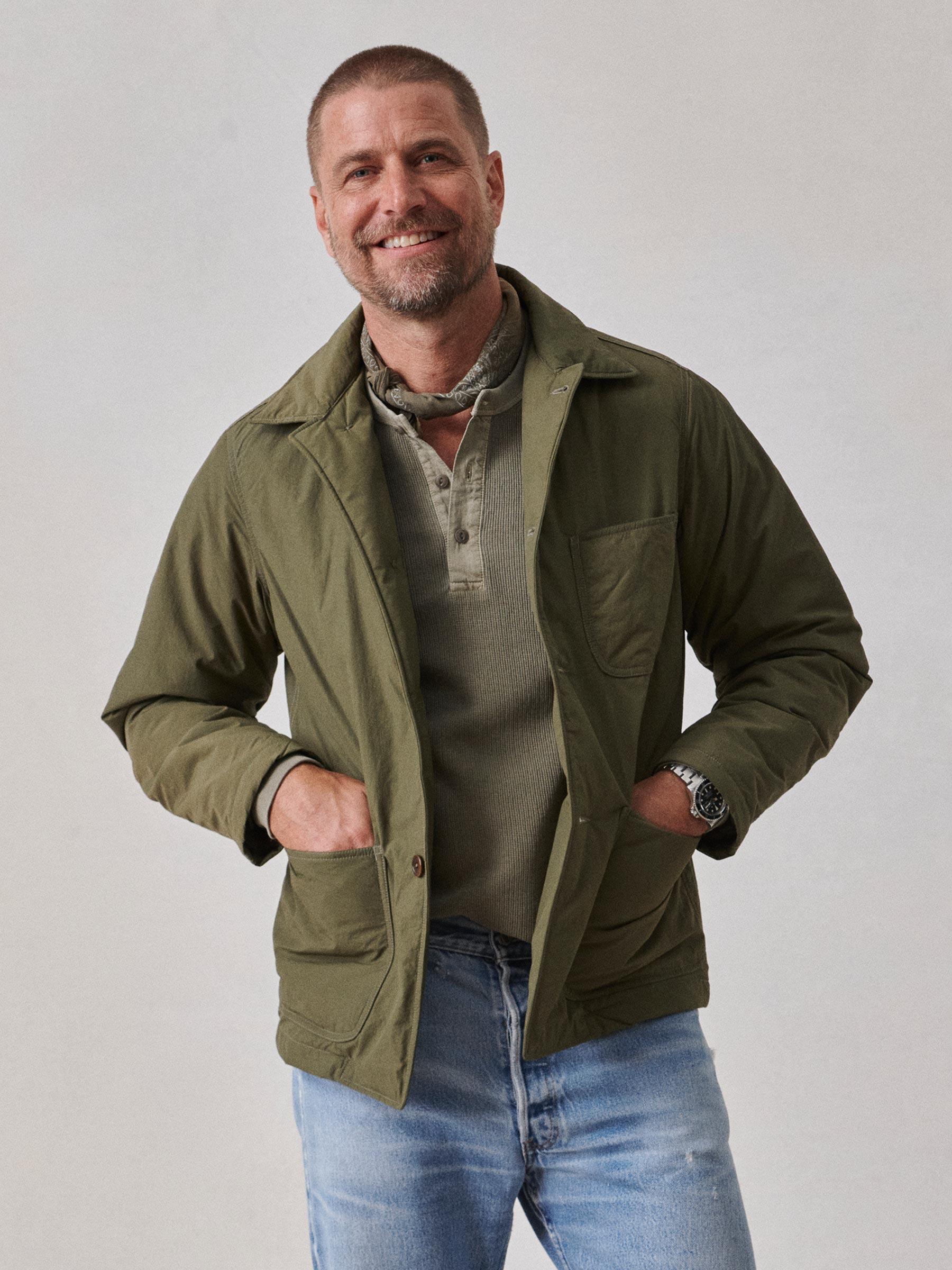 Ranger Green Shell Cloth Insulated Explorer Jacket Product Image