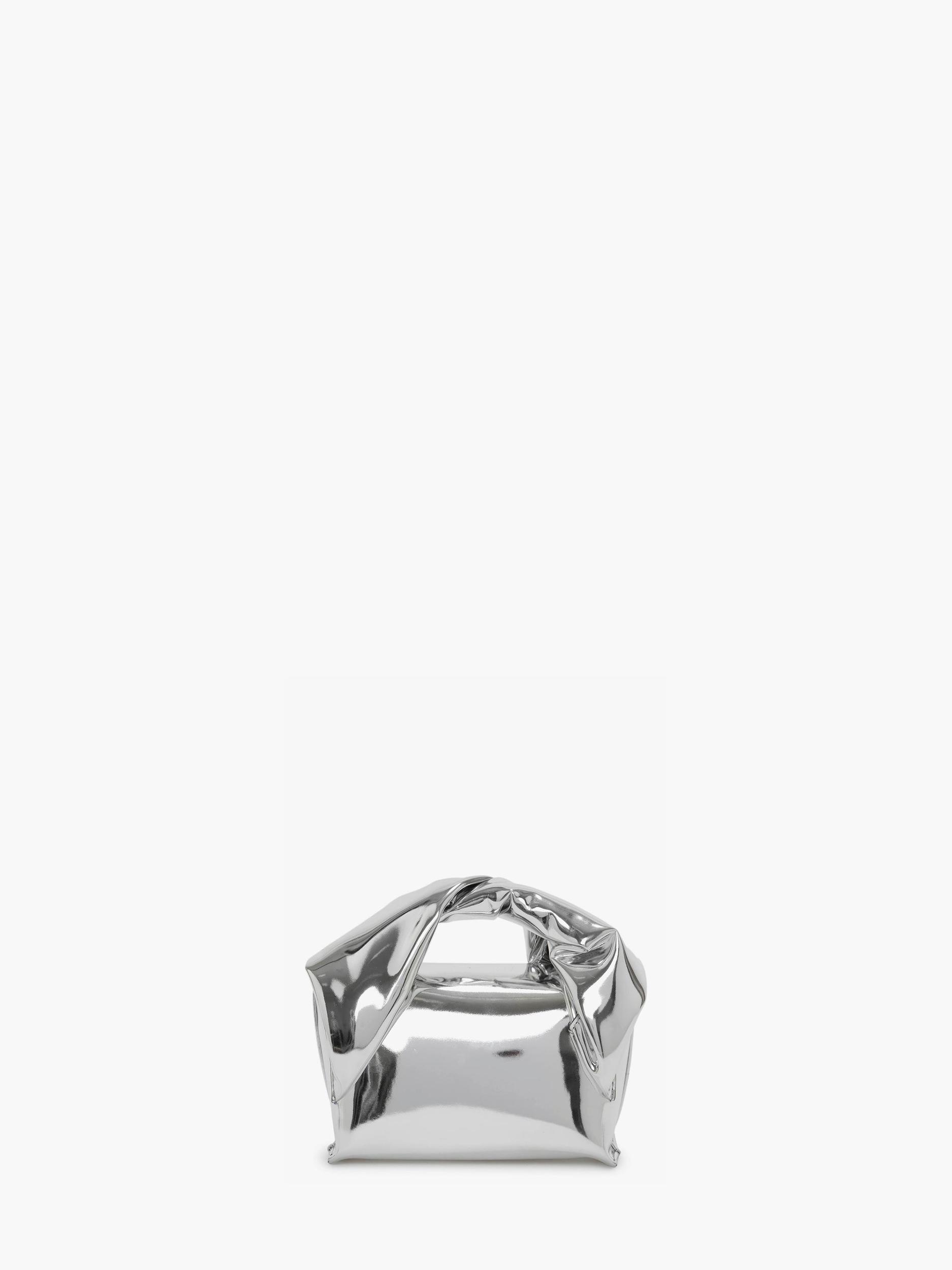 SMALL TWISTER - METALLIC TOP HANDLE BAG Product Image