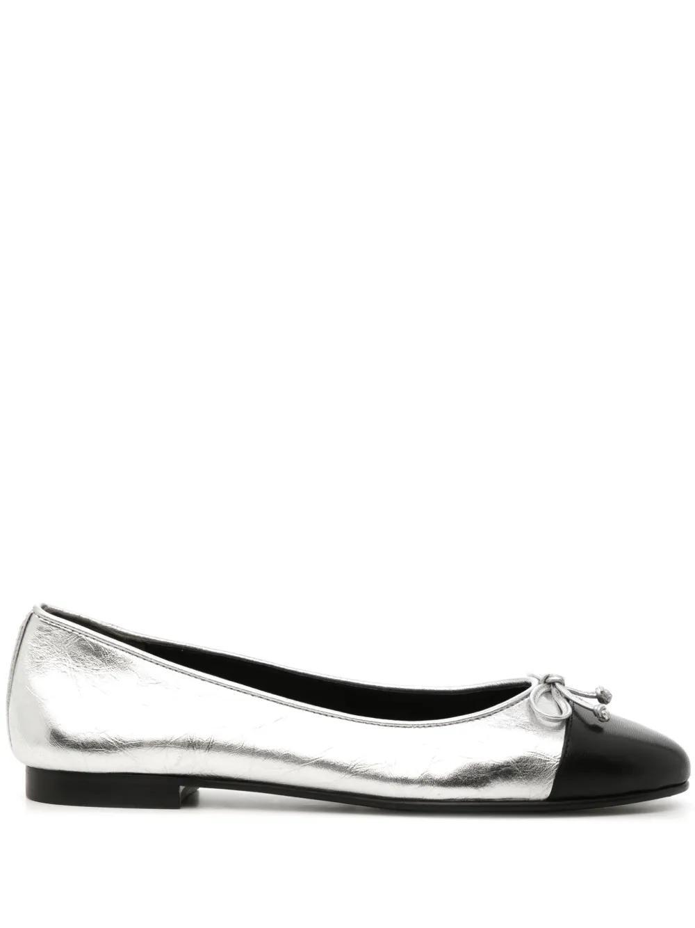 cap-toe ballerina shoes Product Image