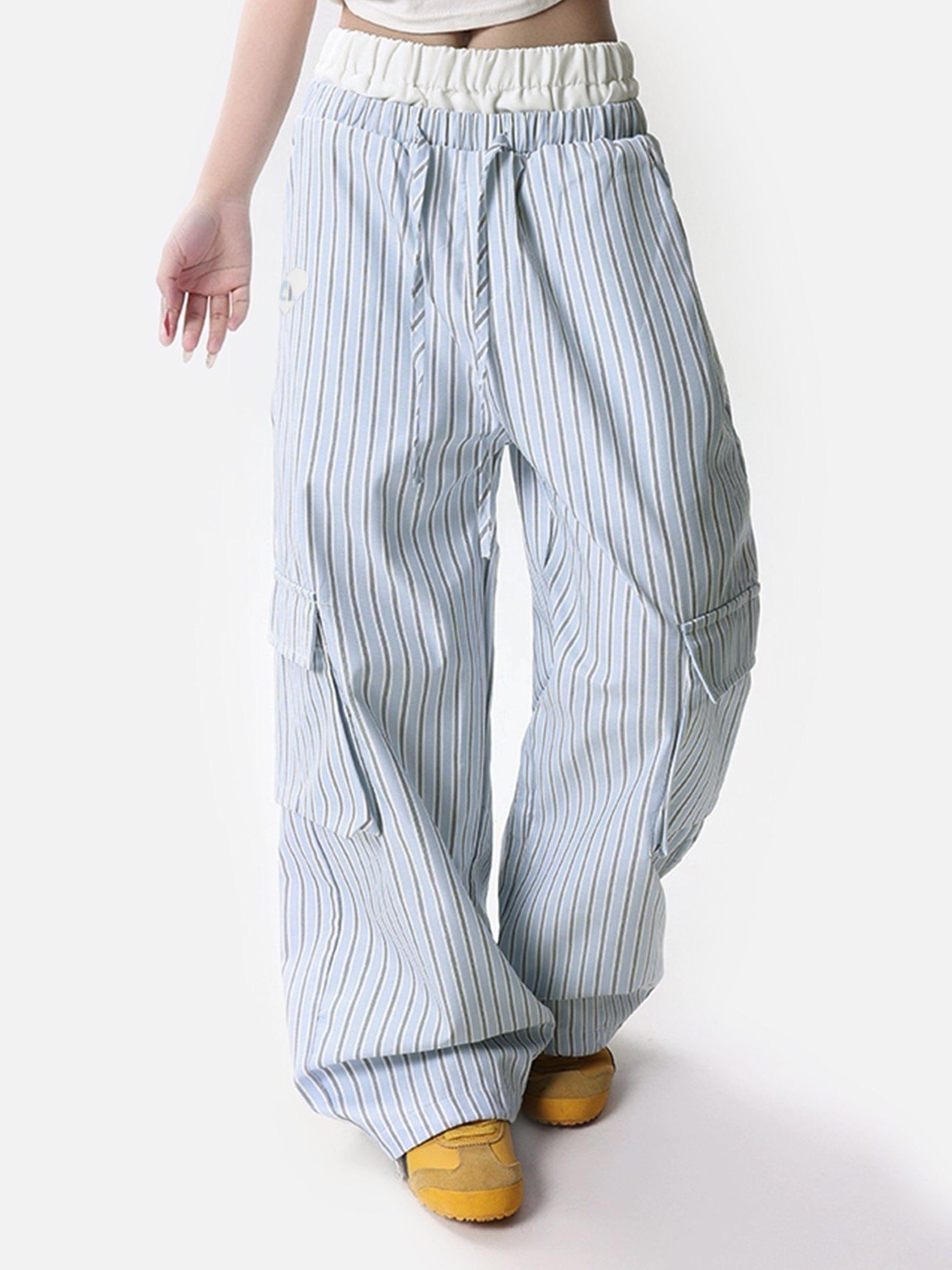 Aelfric Eden Stripe Double Waist Cargo Pants Product Image
