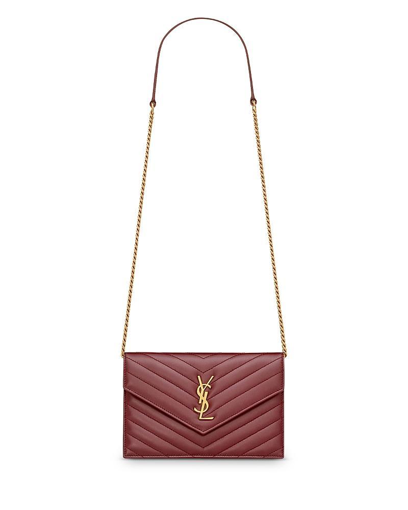 Womens Cassandre Envelope Chain Wallet in Lambskin Product Image