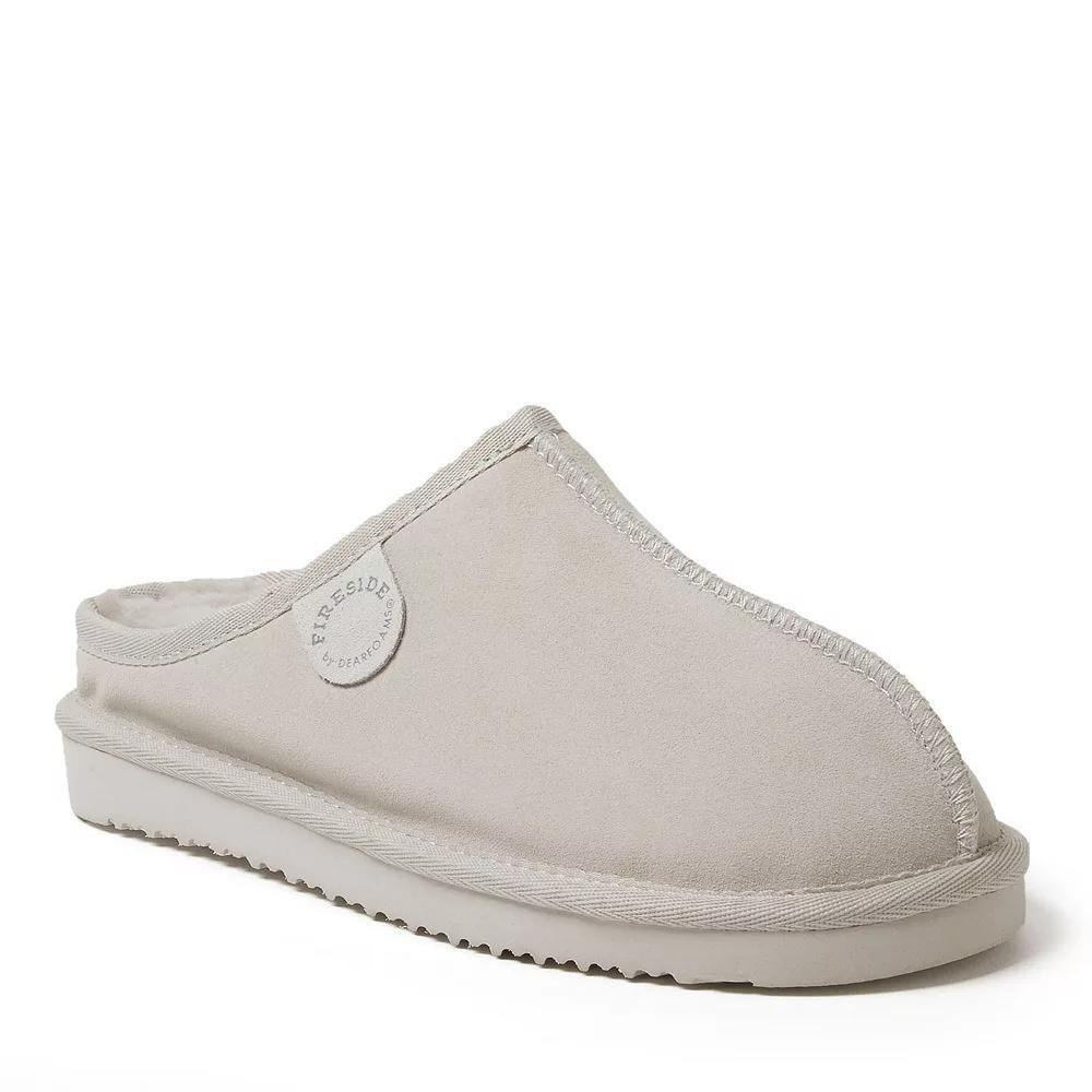 Women's Fireside By Dearfoams Greta Wool-Lined Clog Slippers, Size: 9, Black Product Image