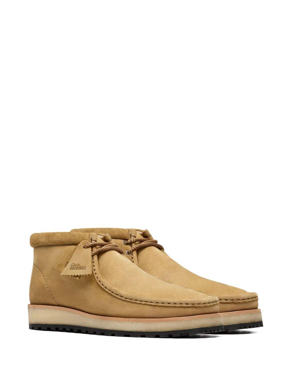 suede lace-up boots Product Image