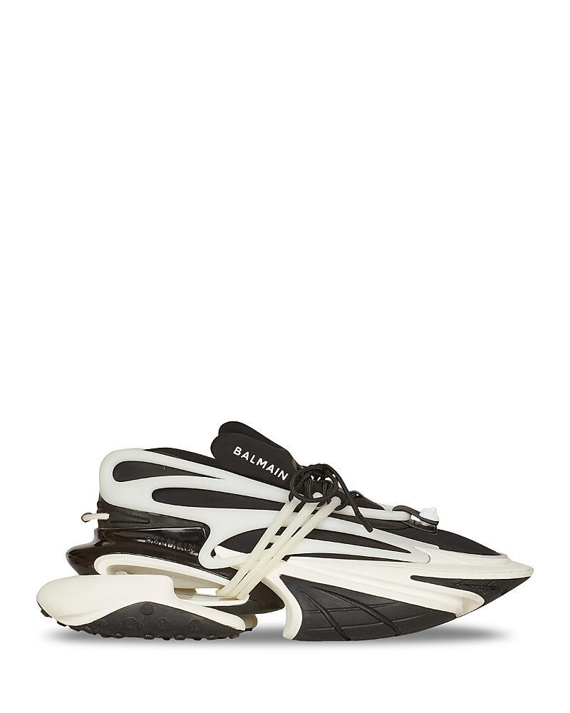 Balmain Mens Unicorn Lace Up Low Top Sneakers Product Image