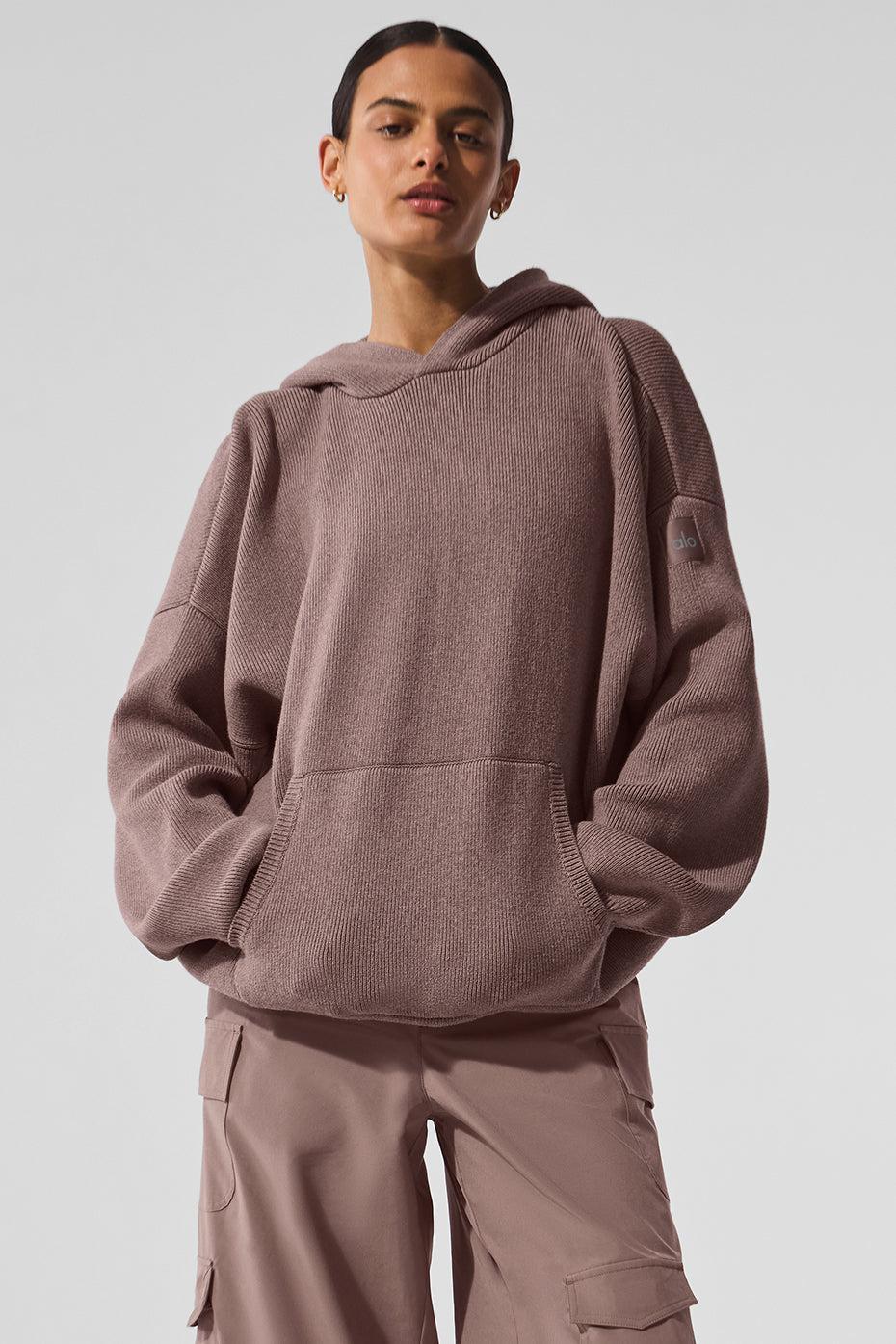 Scholar Hooded Sweater - Mushroom Heather Product Image