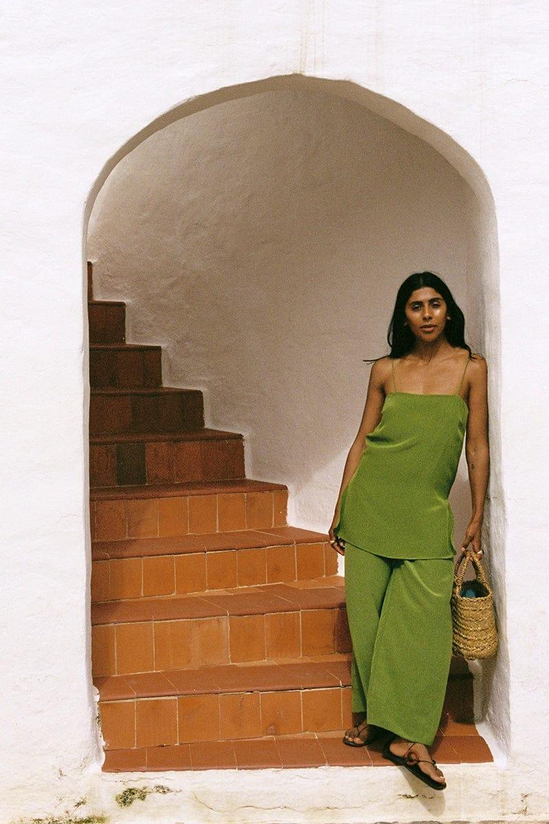 Koa Tunic Top Palm Green - Final Sale Product Image