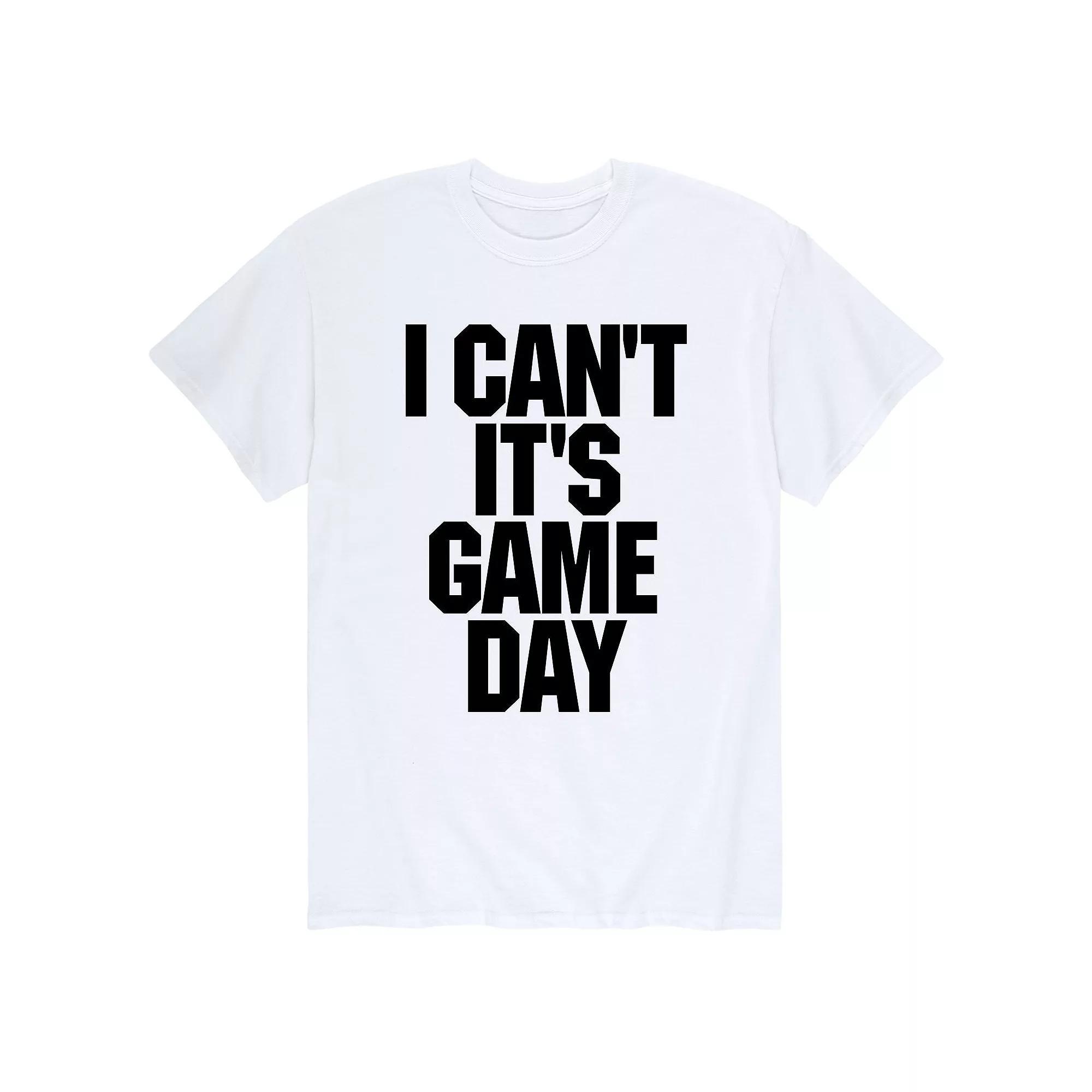 Mens I Cant Its Gameday Tee Product Image