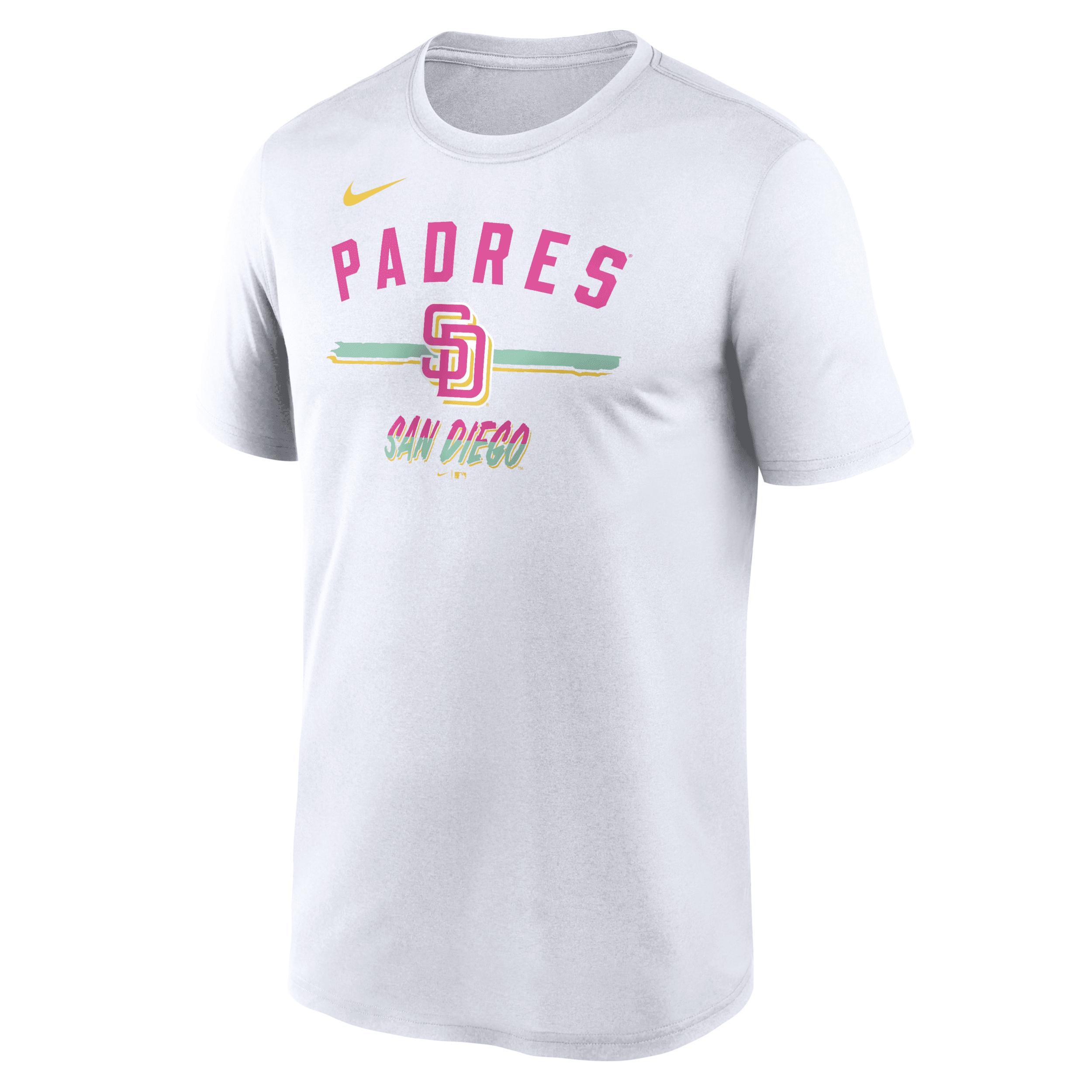 Nike Mens White San Diego Padres City Connect Legend Performance T-Shirt Product Image