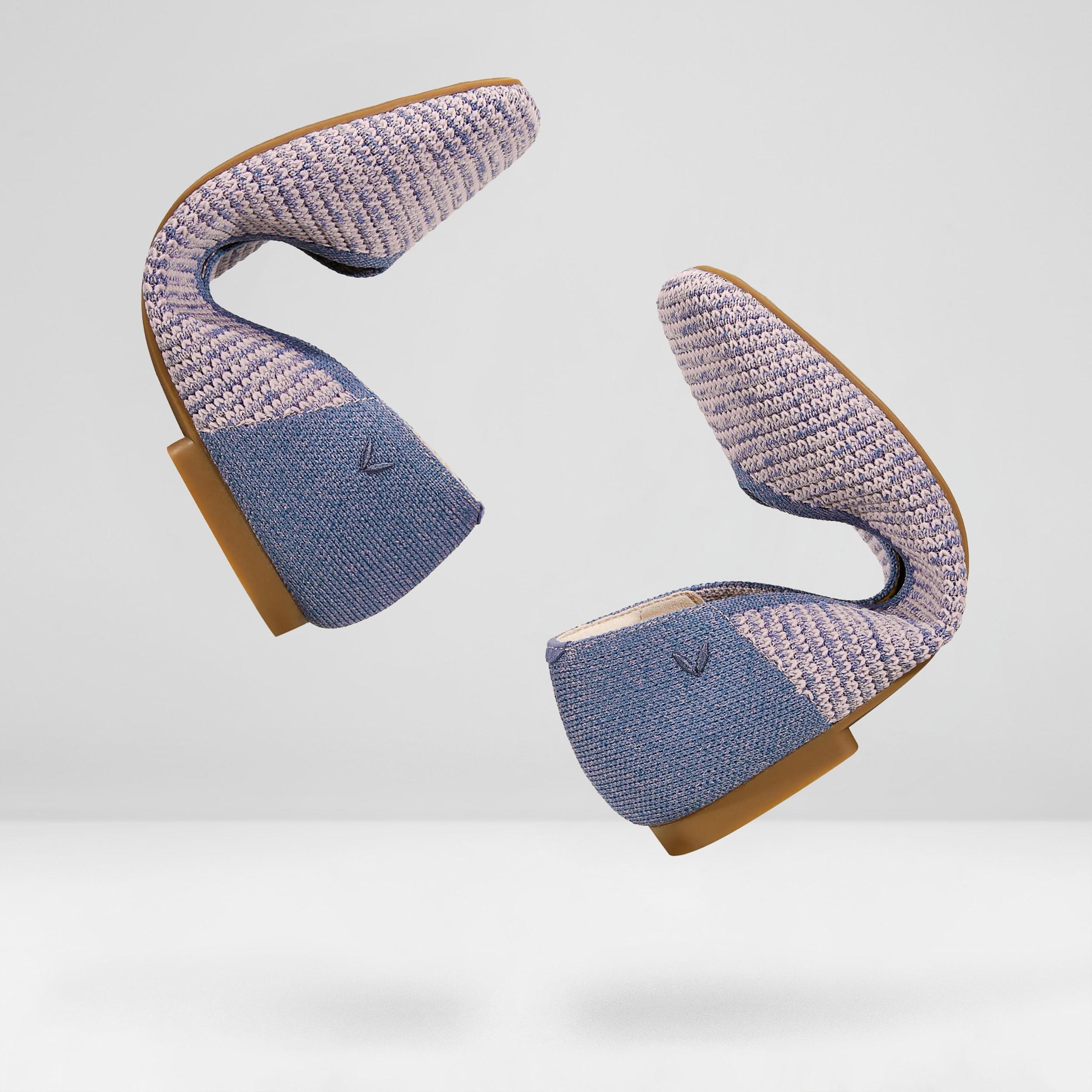 Square-Toe V-Cut Flats (Margot 2.0) Product Image