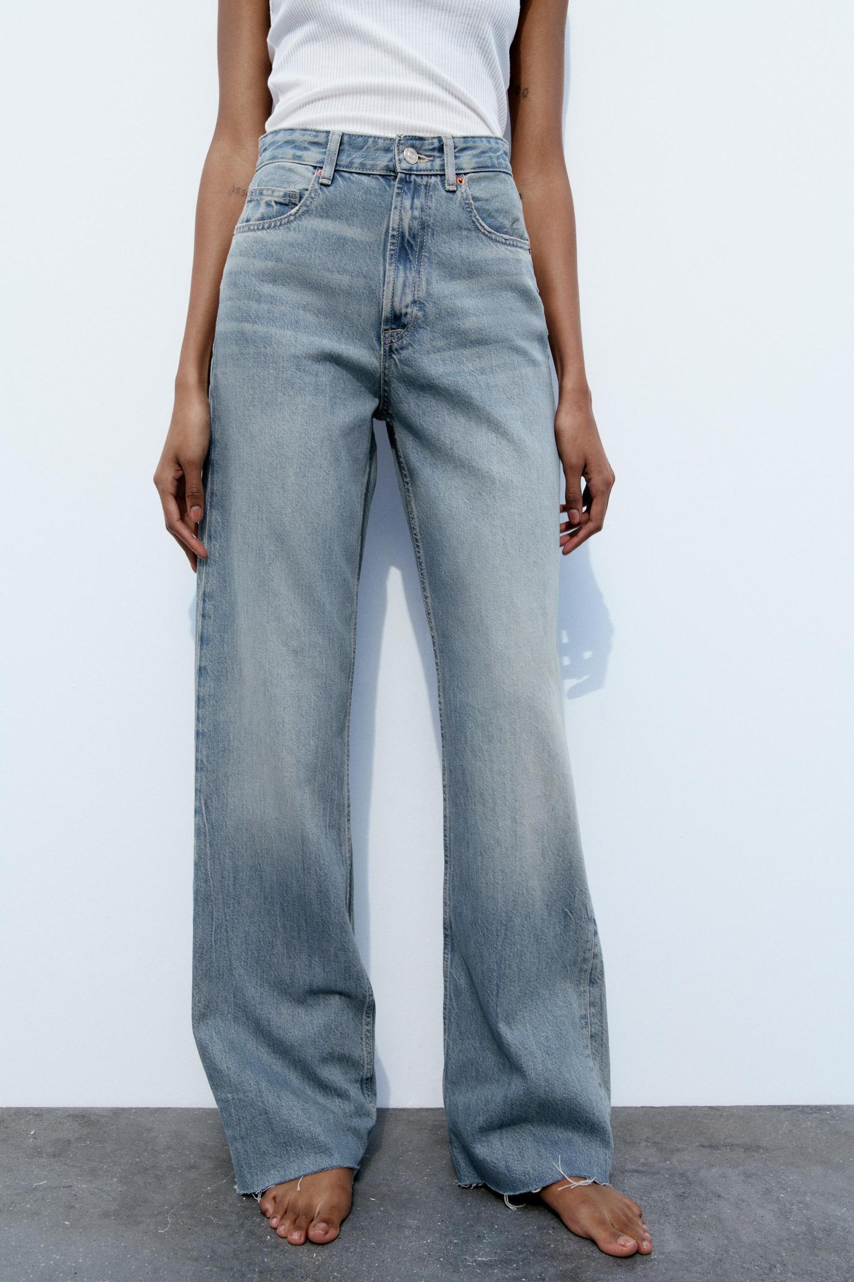 TRF HIGH RISE WIDE LEG JEANS Product Image