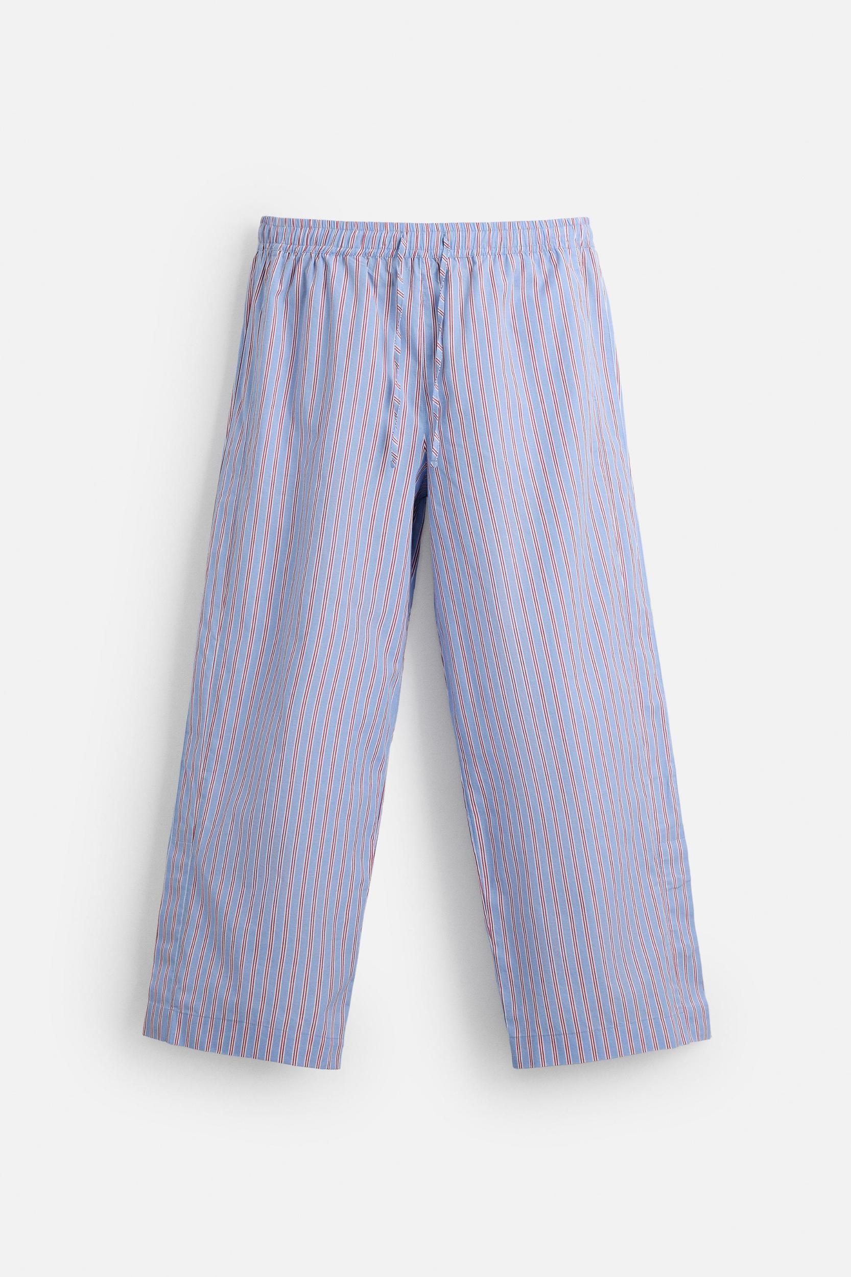 LIMITED EDITION STRIPED POPLIN PANTS Product Image