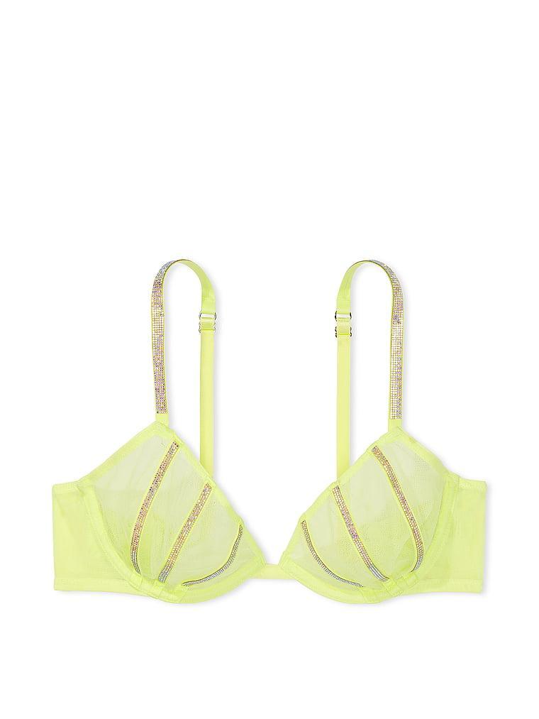 Sheer Shine Unlined Low-Cut Demi Bra Product Image