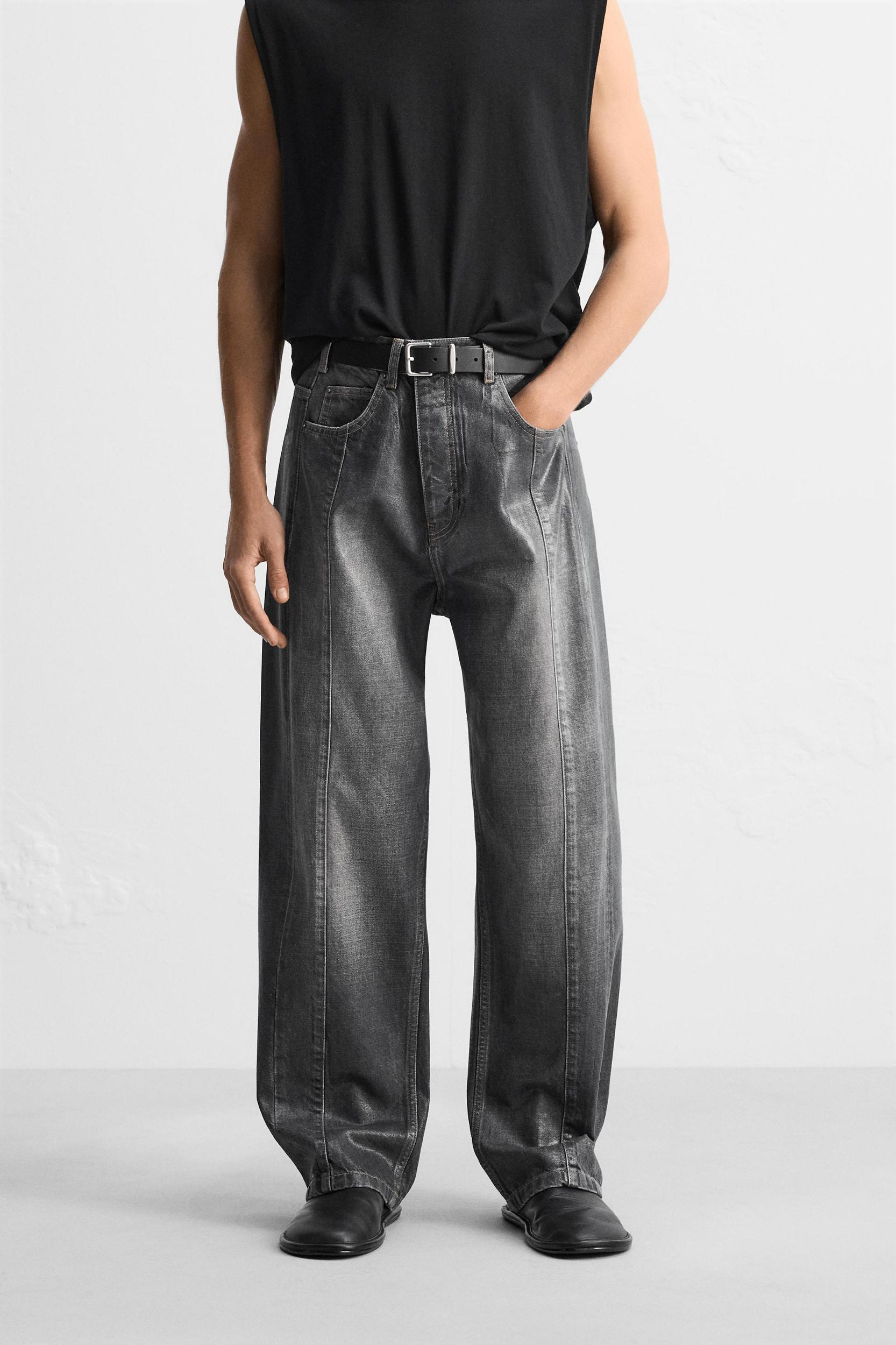 WAXED EFFECT JEANS LIMITED EDITION Product Image