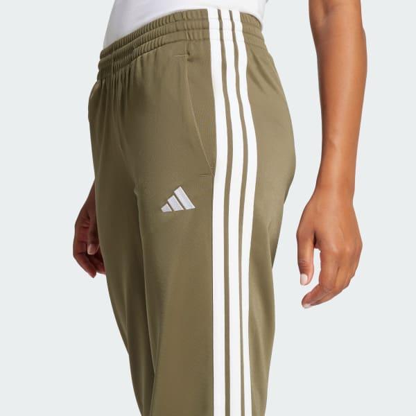 Women's adidas Tricot 3-Stripes Track Pants, Size: Small, Blue White Product Image