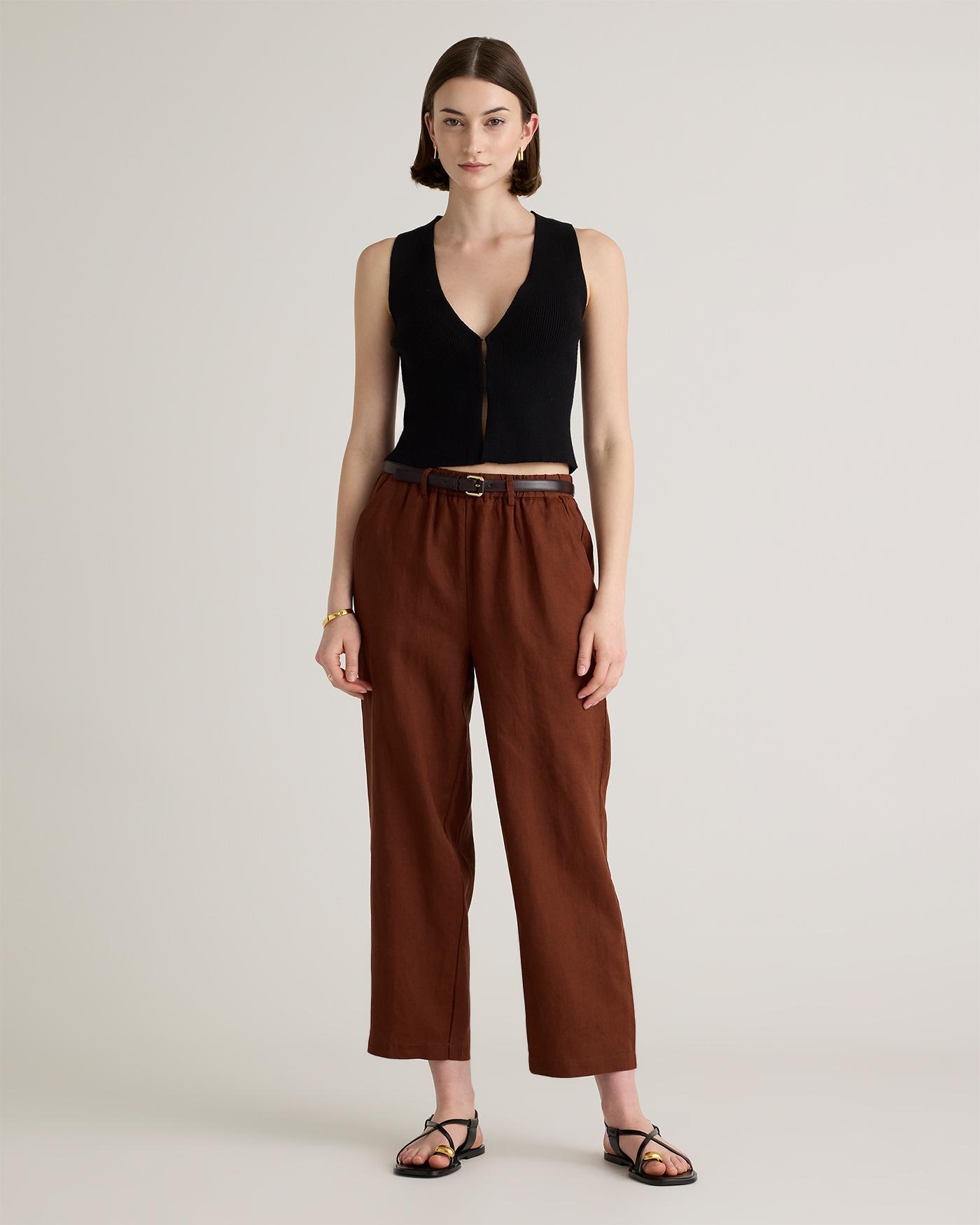 Quince | Women's 100% European Linen Pants Size XL Product Image