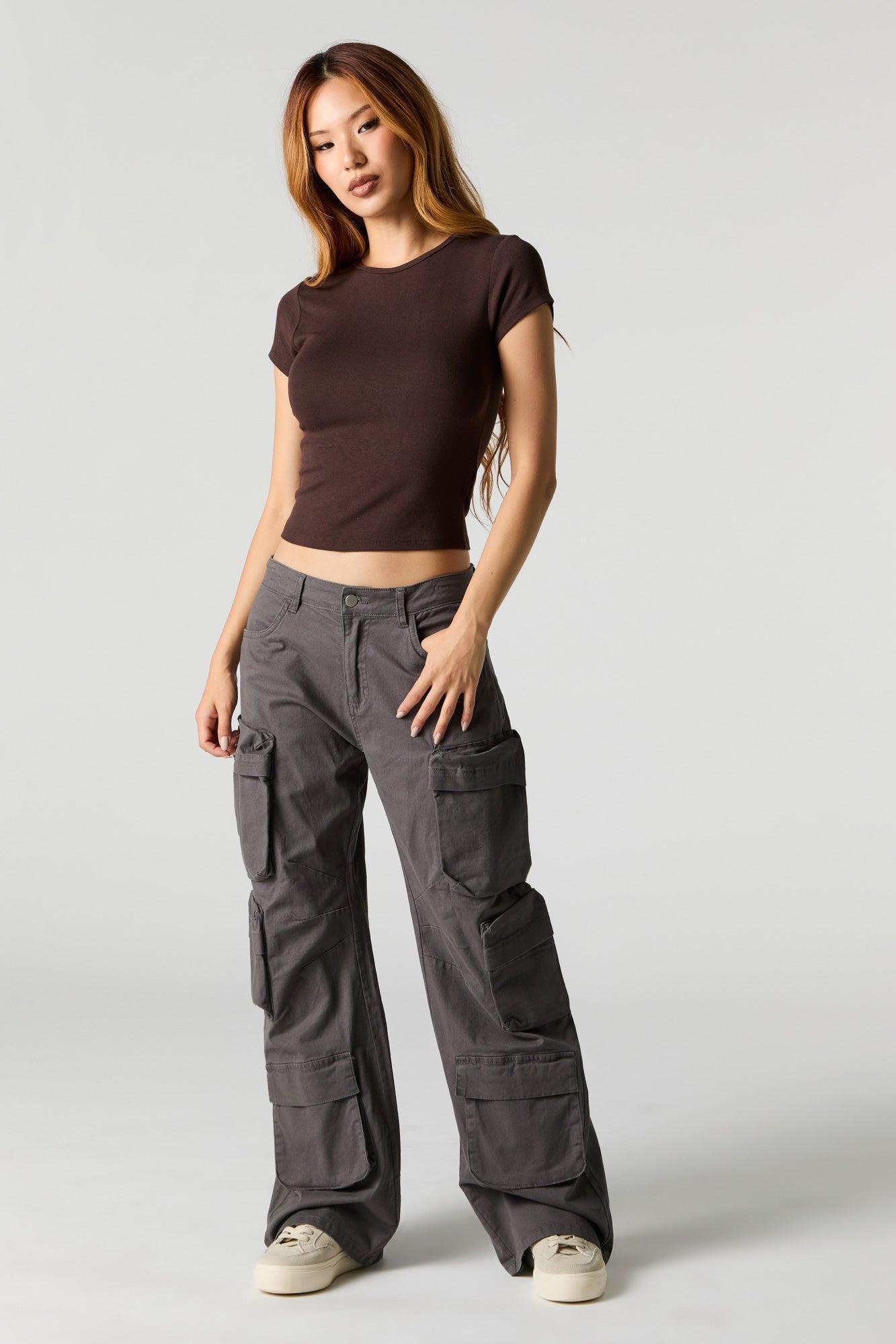Multi Pocket Straight Leg Cargo Pant Female Product Image