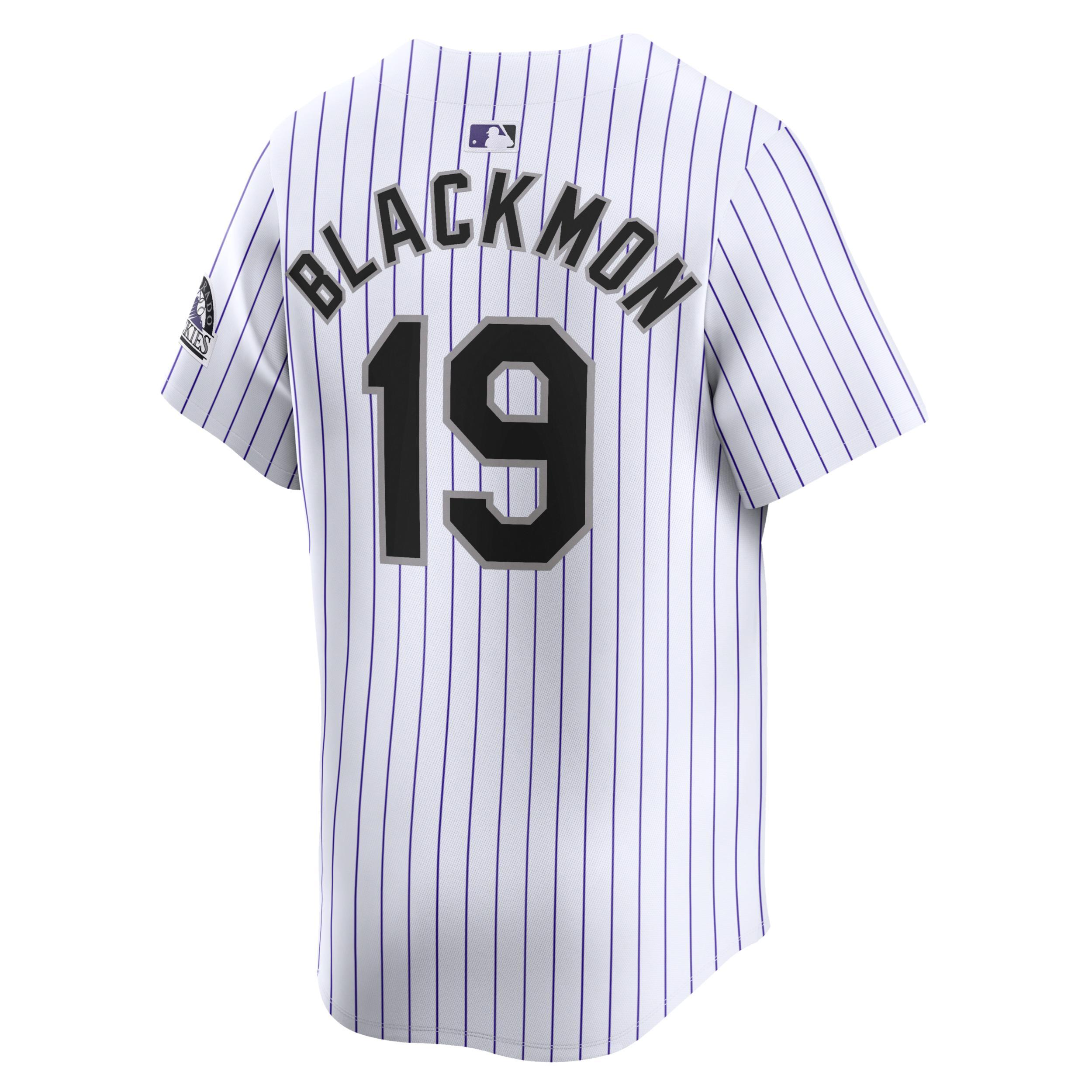 Men's Nike Charlie Blackmon White Colorado Rockies Home Limited Player Jersey, Size: Medium Product Image