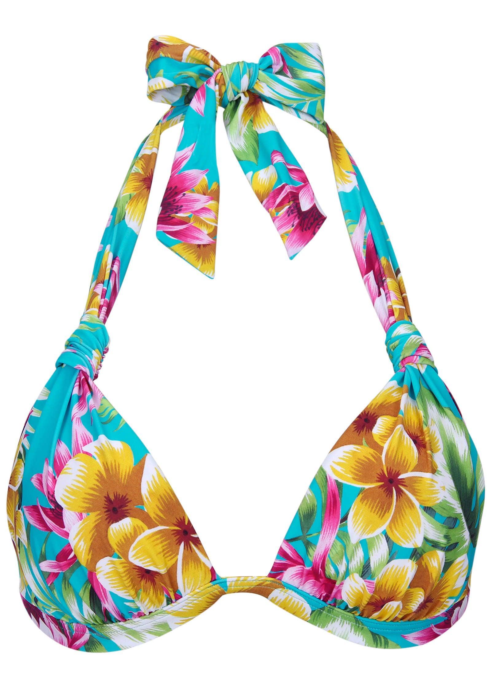Goddess Enhancer Push-Up Top - Highlighted Tropic Product Image