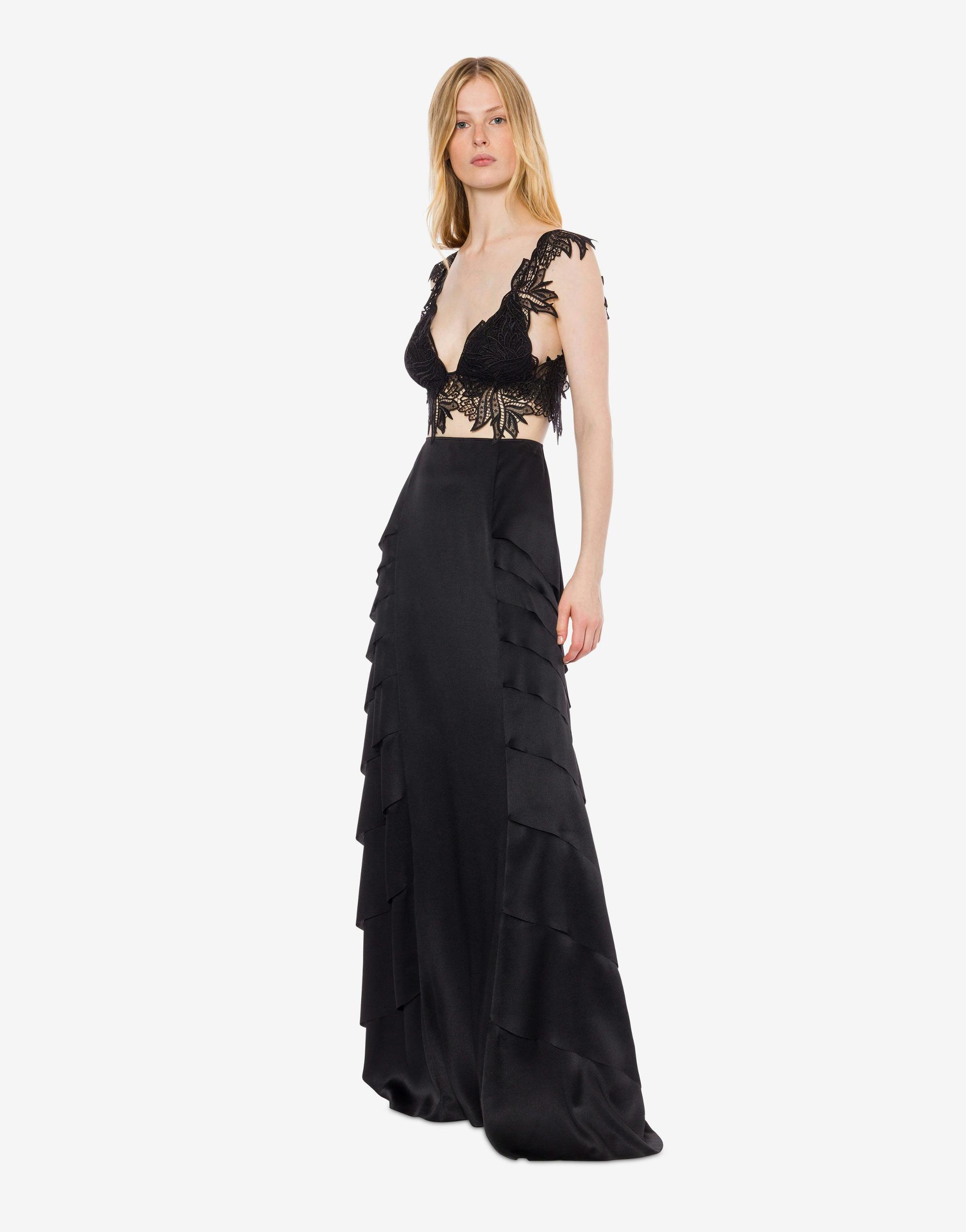 Crop top in macramé Foliage Product Image