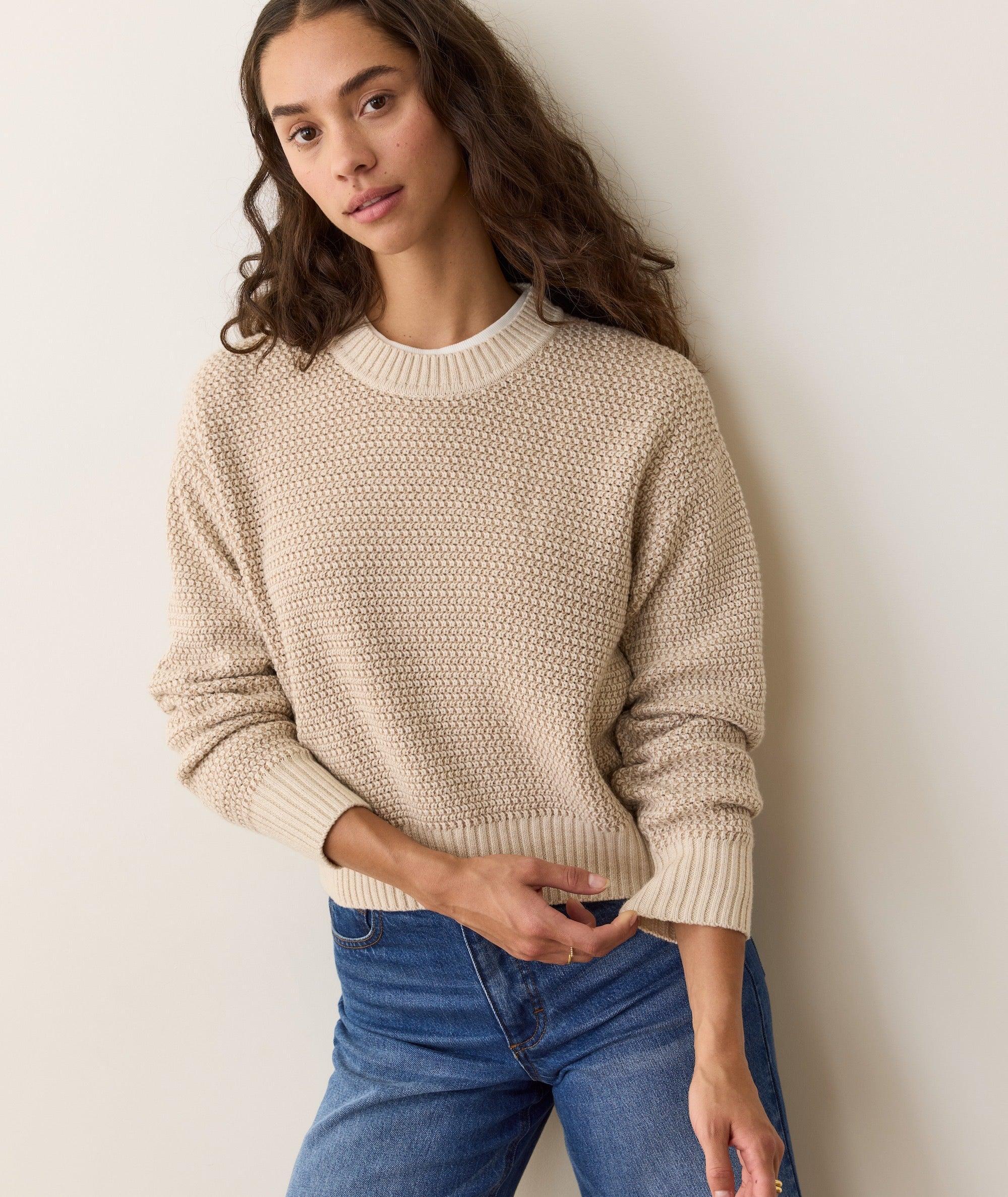 Robin Textured Crewneck Sweater Product Image