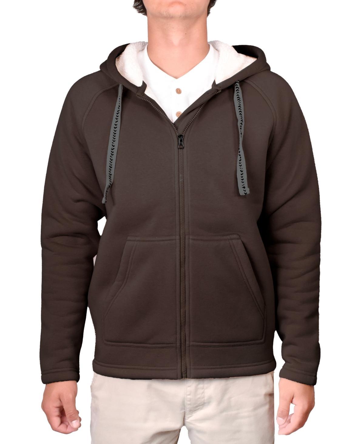 Vintage 1946 Mens Sherpa Bonded Reverse Fleece Hoodie Product Image