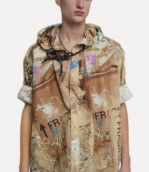 Rib Hoodie Shirt  Product Image